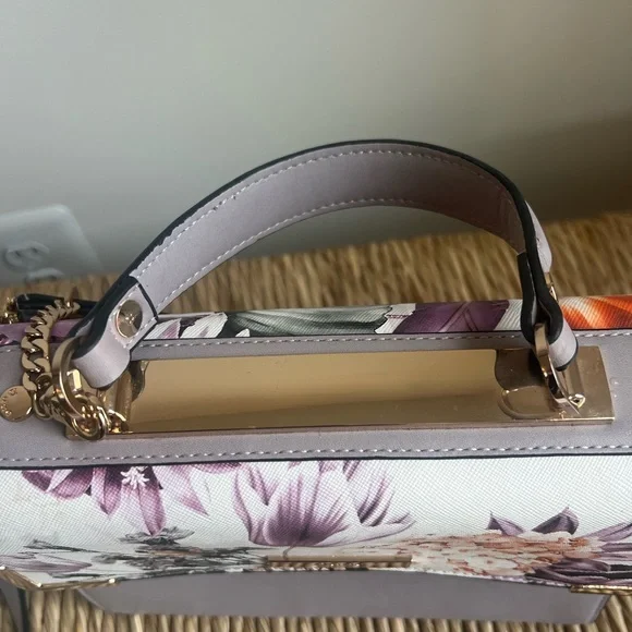 Dune Lovely Floral Lavender Handbag With Coin Purse - Picture 4 of 9